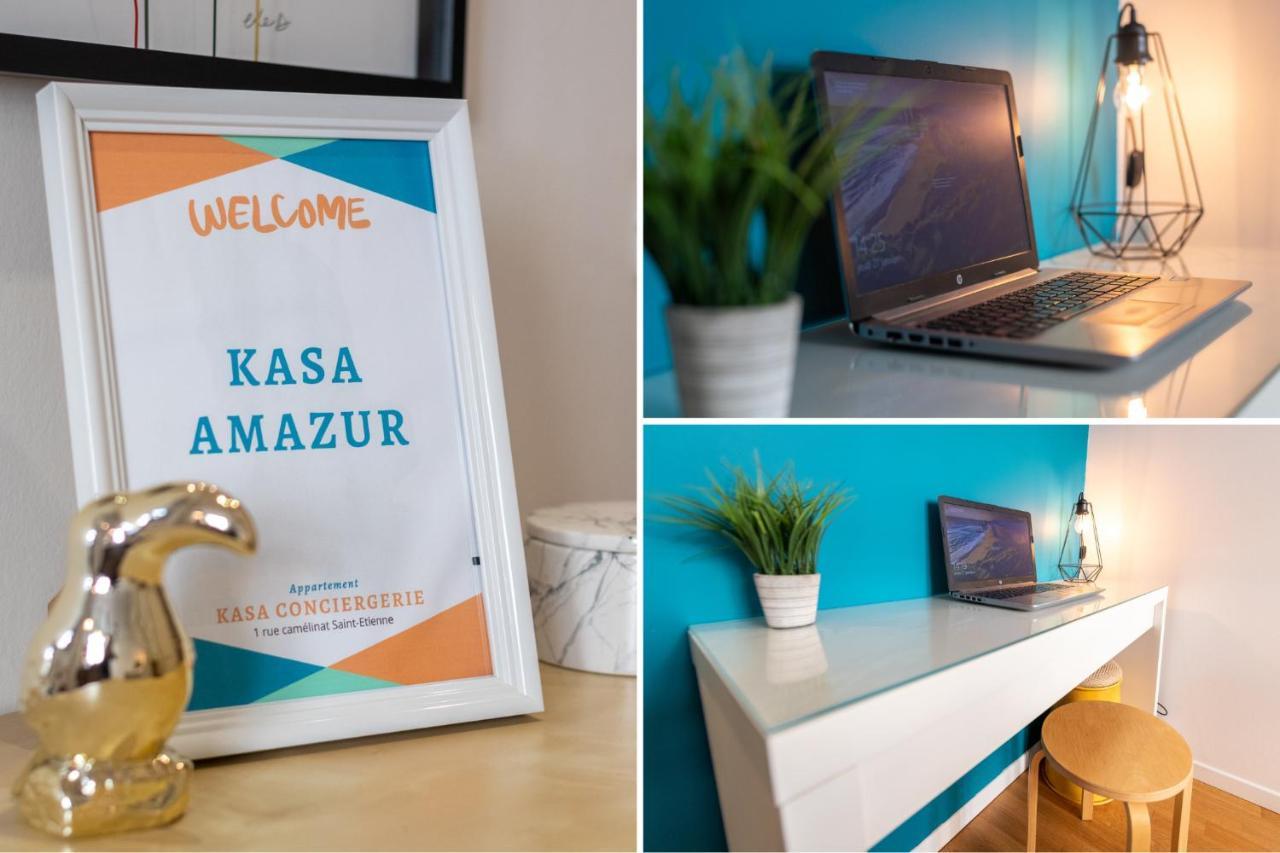 Kasa Amazur - Centre Ville & Cosy Saint-Etienne  Ngoại thất bức ảnh